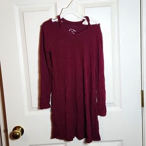 Art Class Maroon Dress